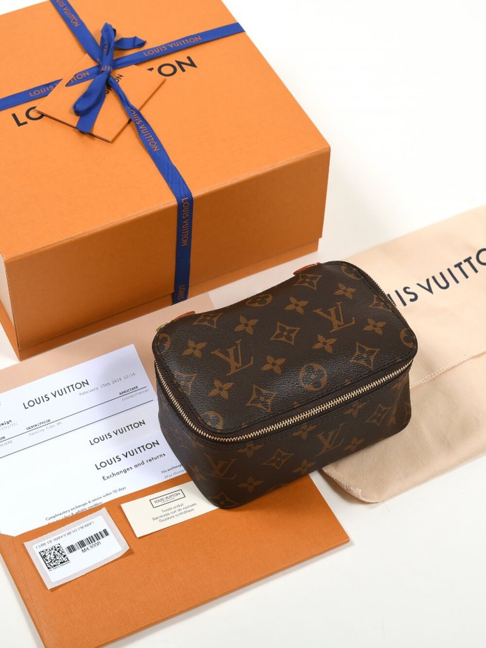 Louis Vuitton Packing Cube PM Monogram M43688 New Full Set Box Dust Bag Receipt